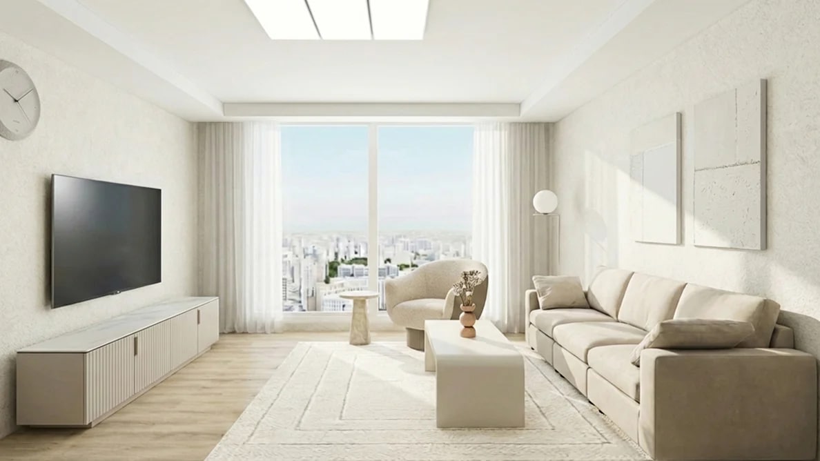 작은 평수 신축 아파트 거실에 어울리는 모던 스타일링