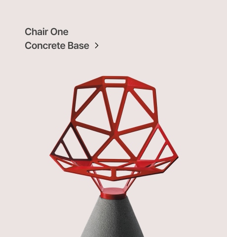 chair one concrete base