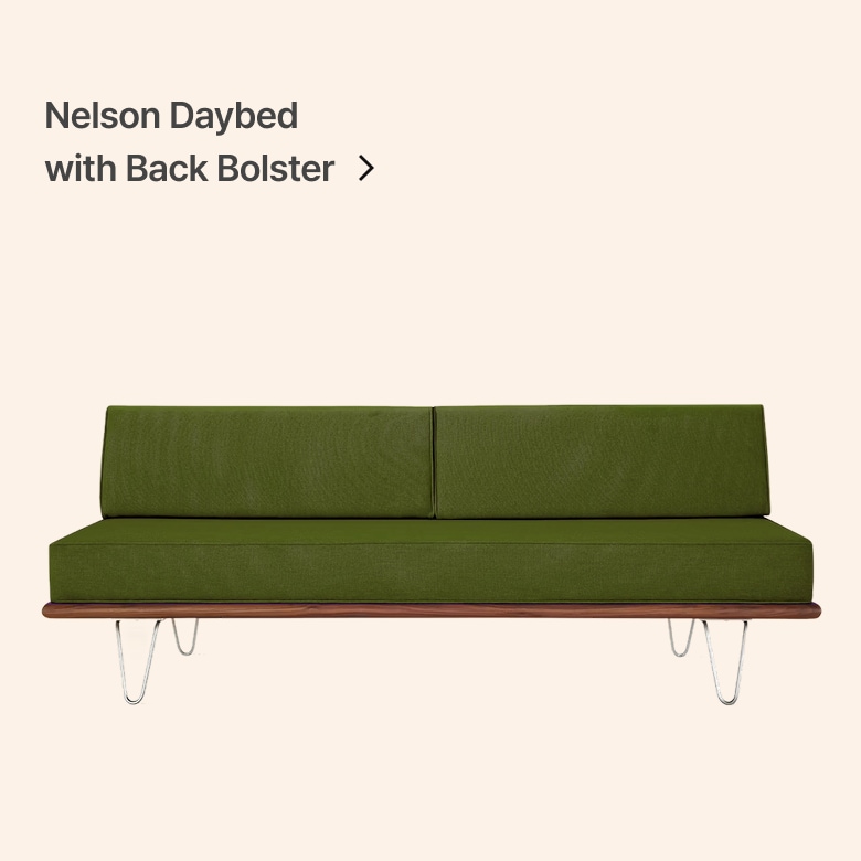 Nelson Daybed with Back Bolster