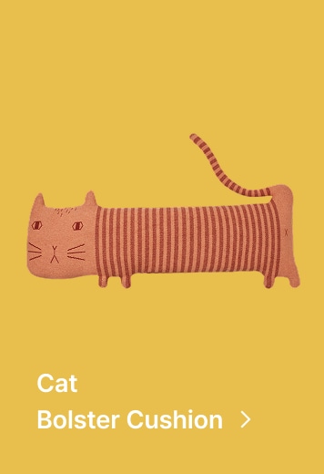 Cat Bolster Cushion