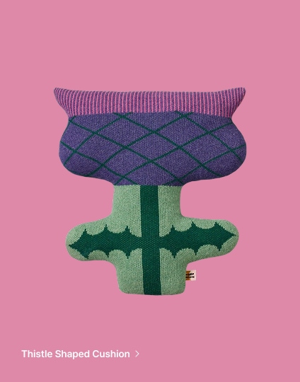 Thistle Shaped Cushion