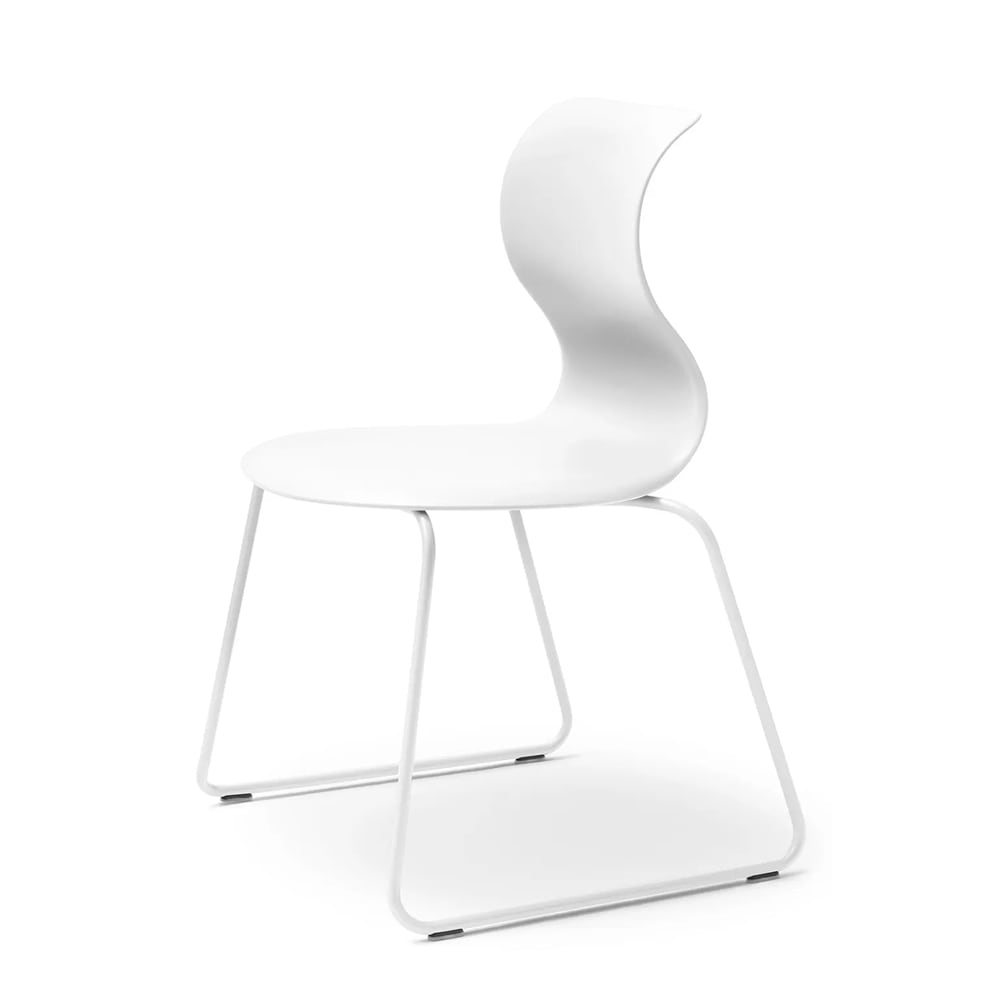 PRO 6 CHAIR (sled frame)_White