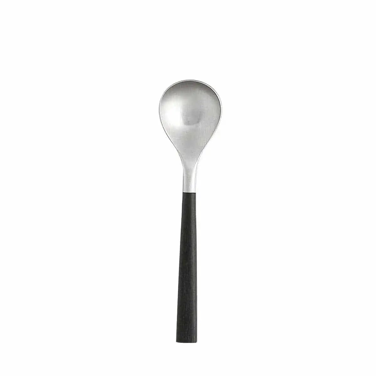 Stainless black cutlery tea spoon