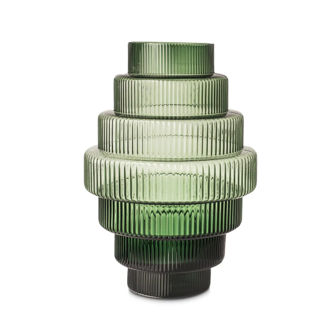 STEPS VASE L Green