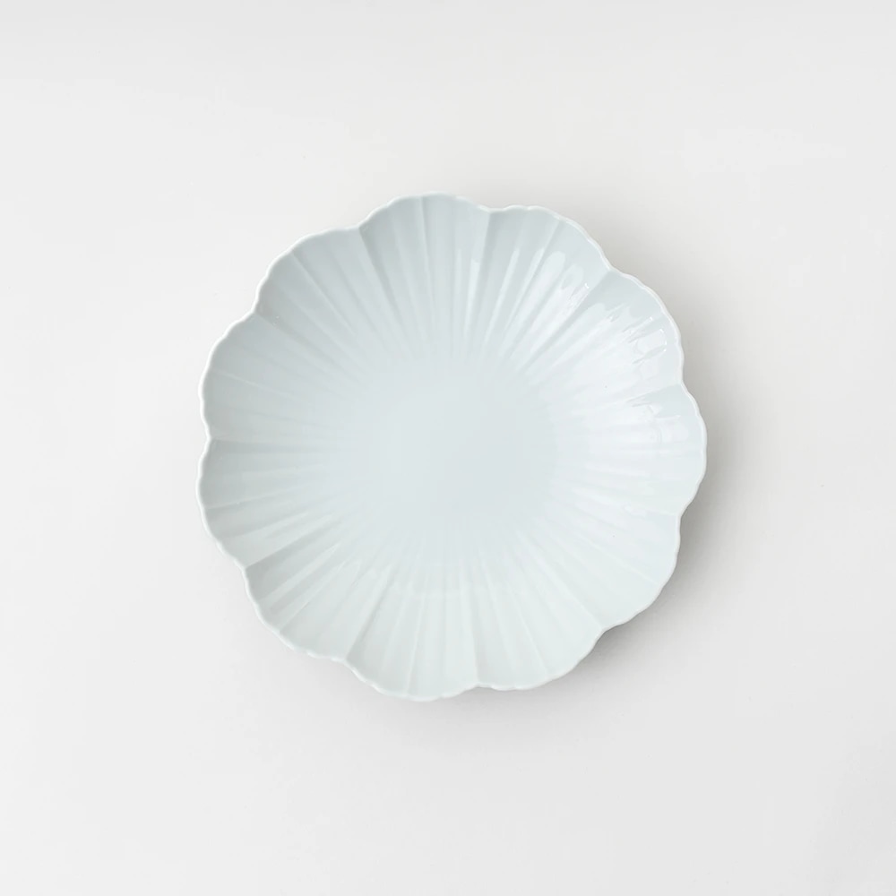 플라워 쉘 메인 꽃 접시 Flower shell main plate
