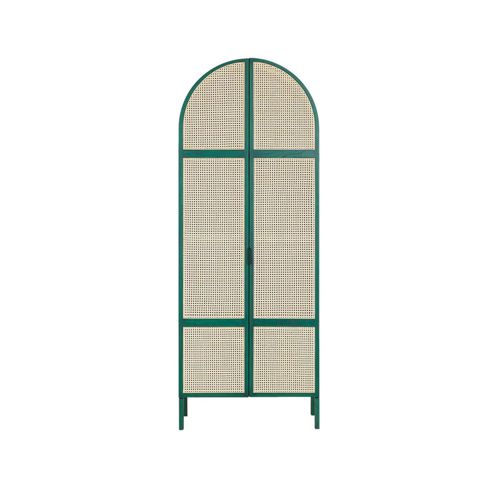 CANE WARDROBE_tropical green