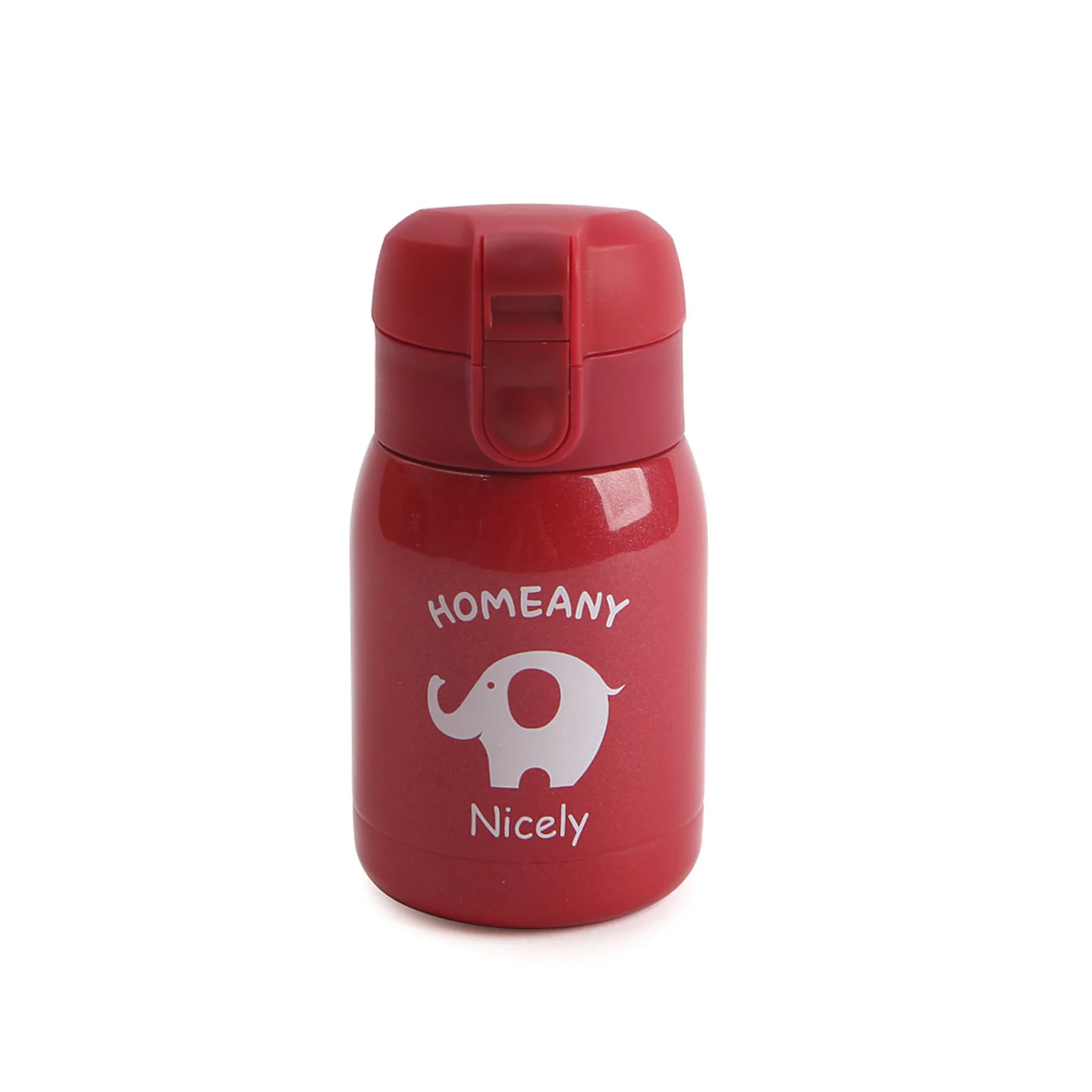 홈애니 원터치 보온보냉병 물병 200ml 레드