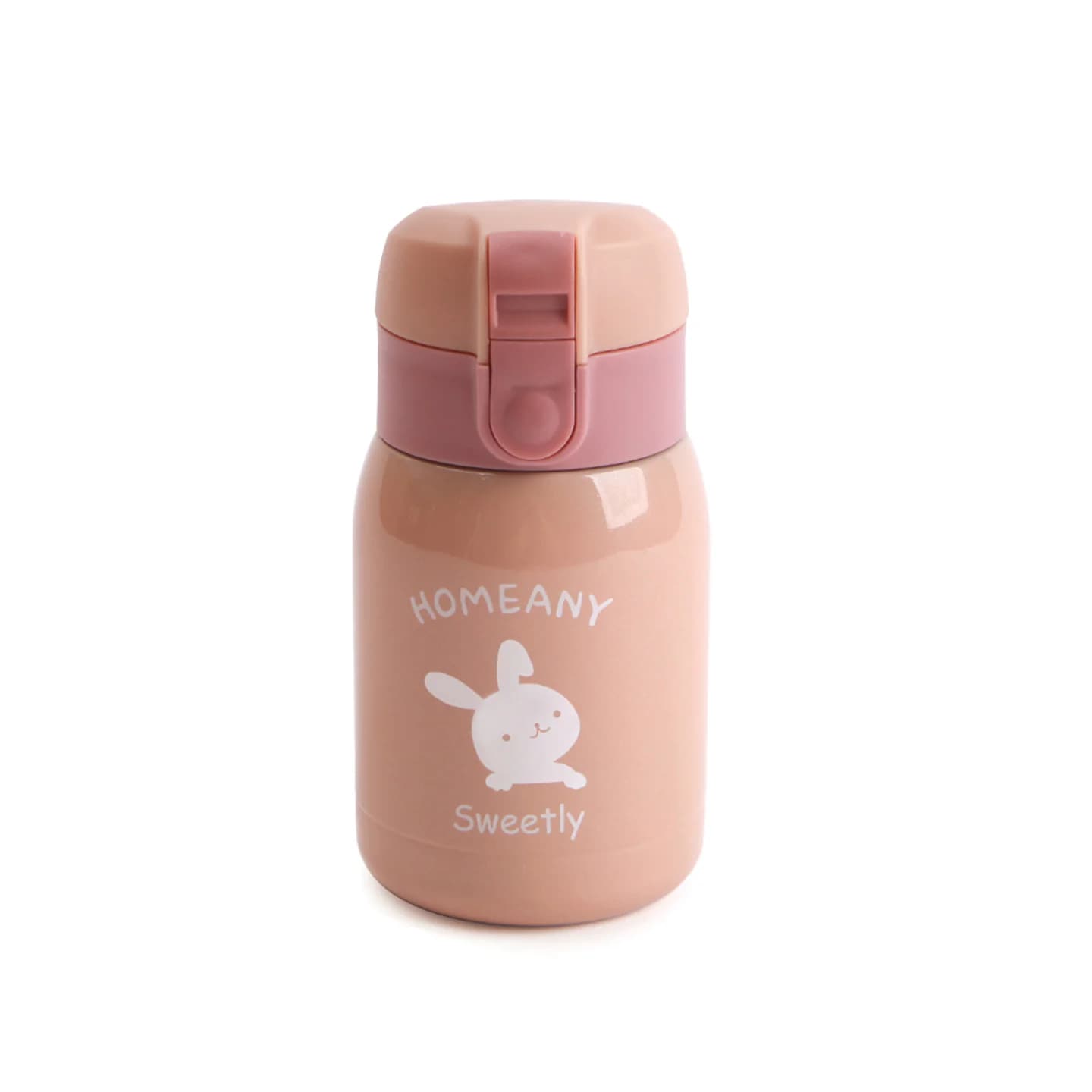 홈애니 원터치 보온보냉병 물병 200ml 핑크