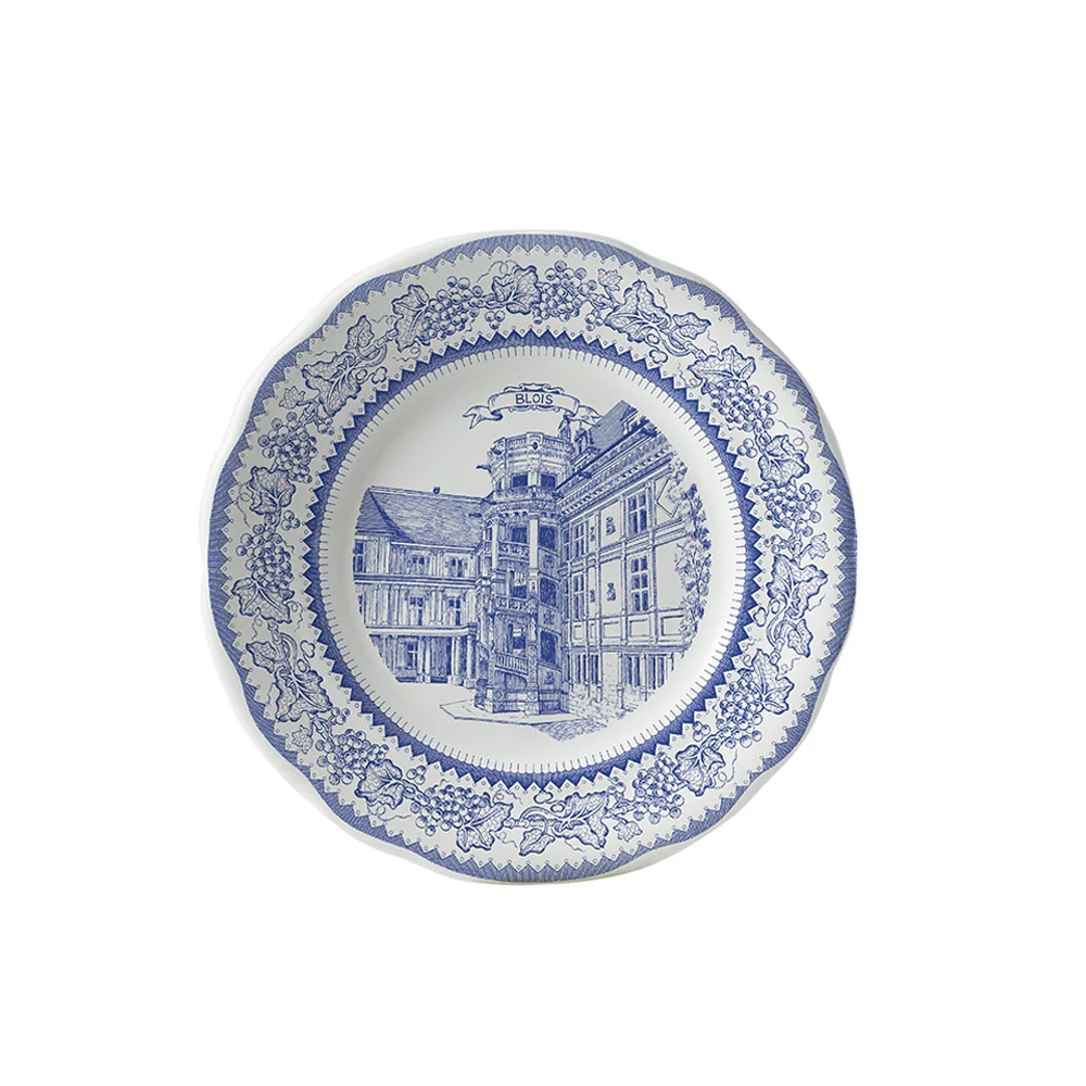 테마캐슬 디저트 접시 블루아 1p (19.8cm)