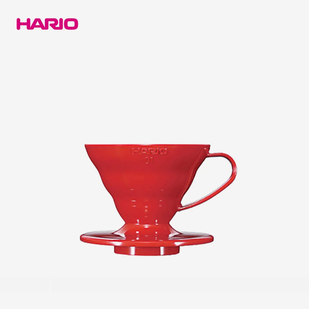 하리오 V60 플라스틱 드리퍼 01-레드 (VD-01R)
