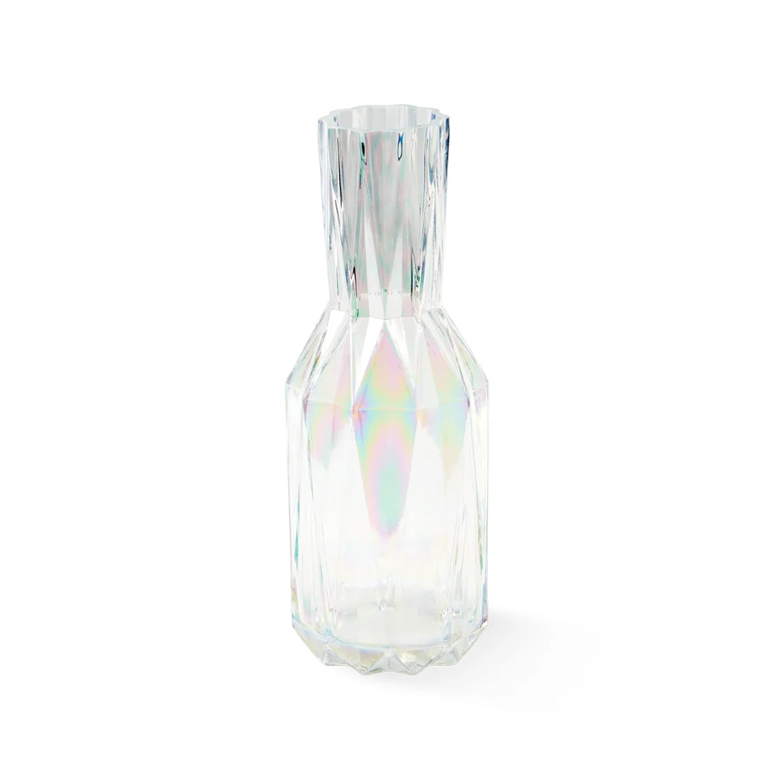 Glass fold vase_ L