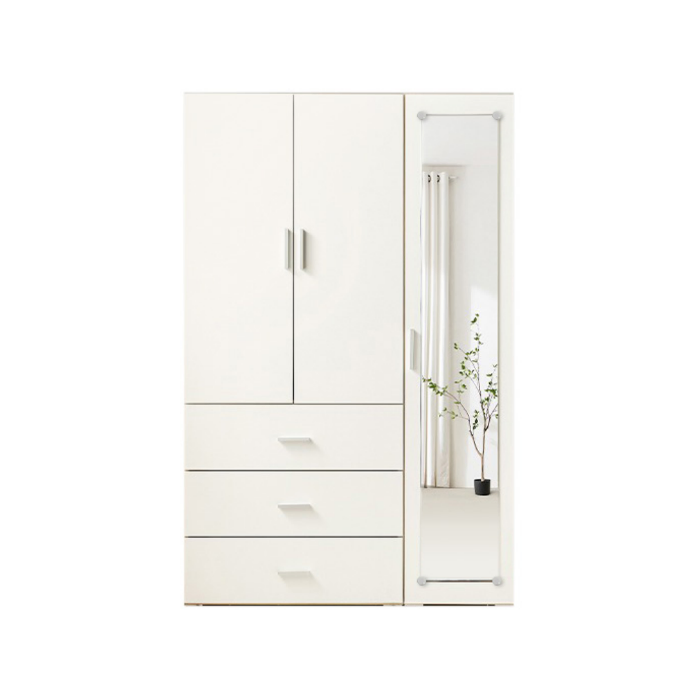[by CASAMIA] 일상고백 클라로 옷장 120cm (서랍형＋거울장)