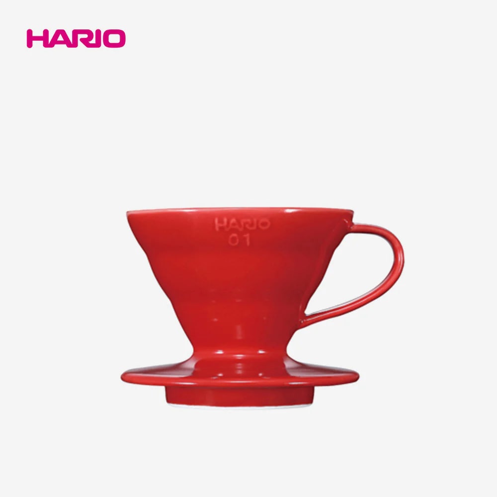 하리오 V60 도자기 드리퍼 01-레드 (VDC-01R)