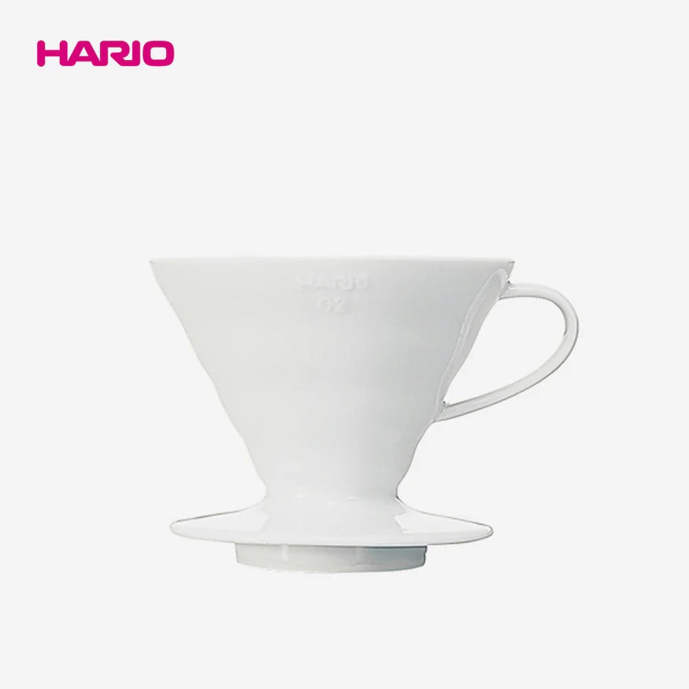 하리오 V60 도자기 드리퍼 02-화이트 (VDC-02W)