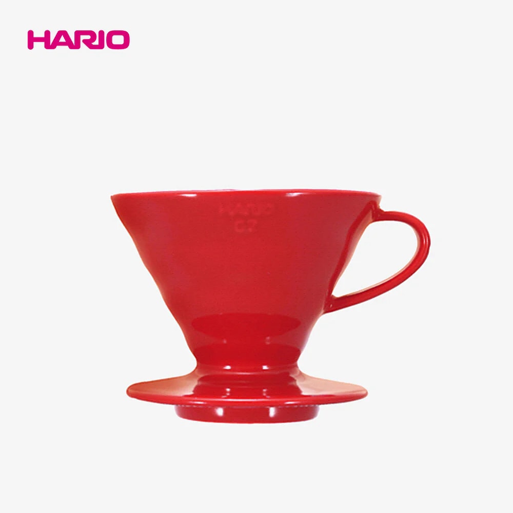 하리오 V60 도자기 드리퍼 02-레드 (VDC-02R)