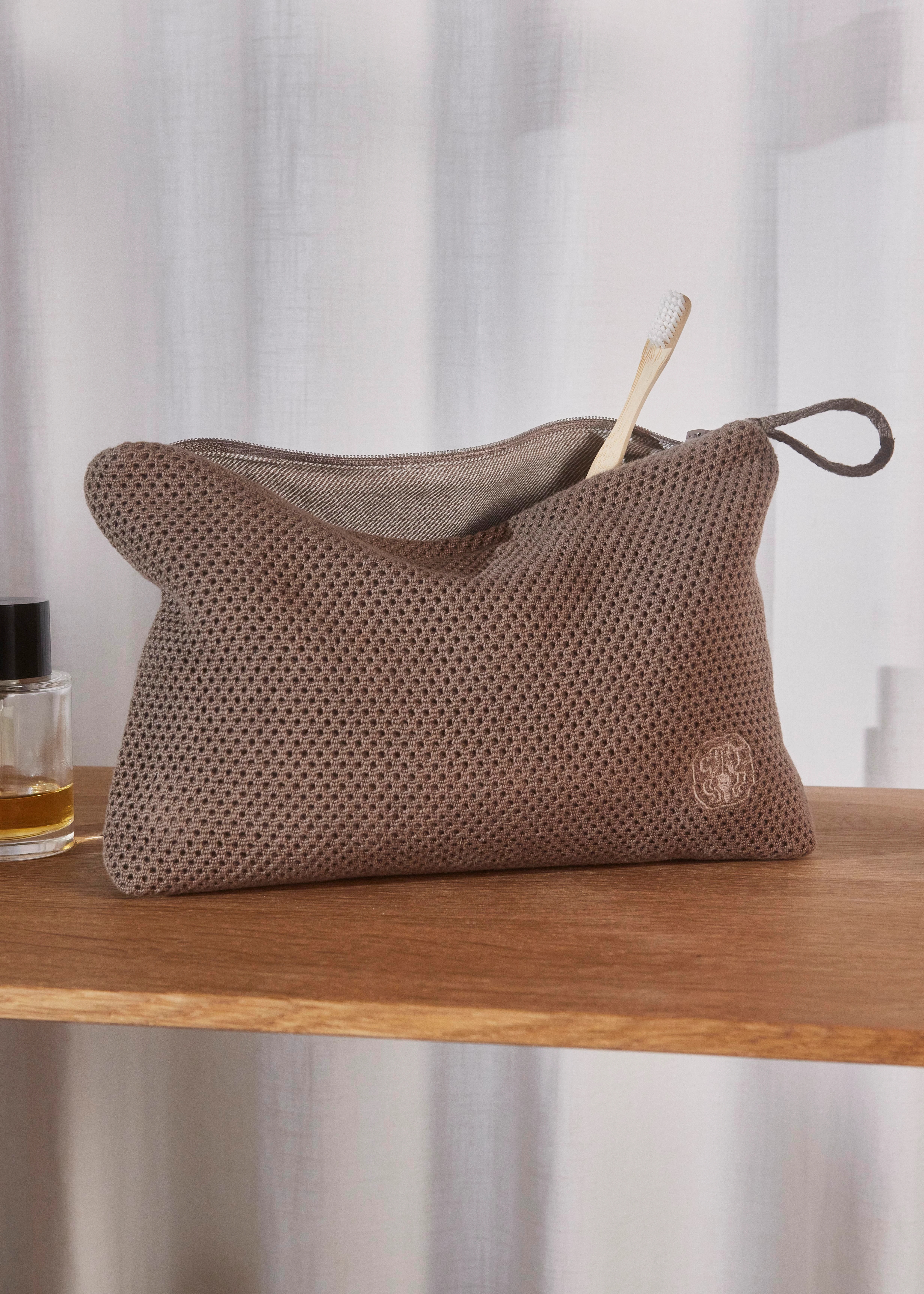 Georg Jensen Damask Honey Comb 토일렛 백 & 코스메틱 파우치