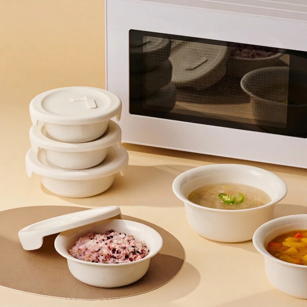 바로한끼 도자기 밥용기/국용기
