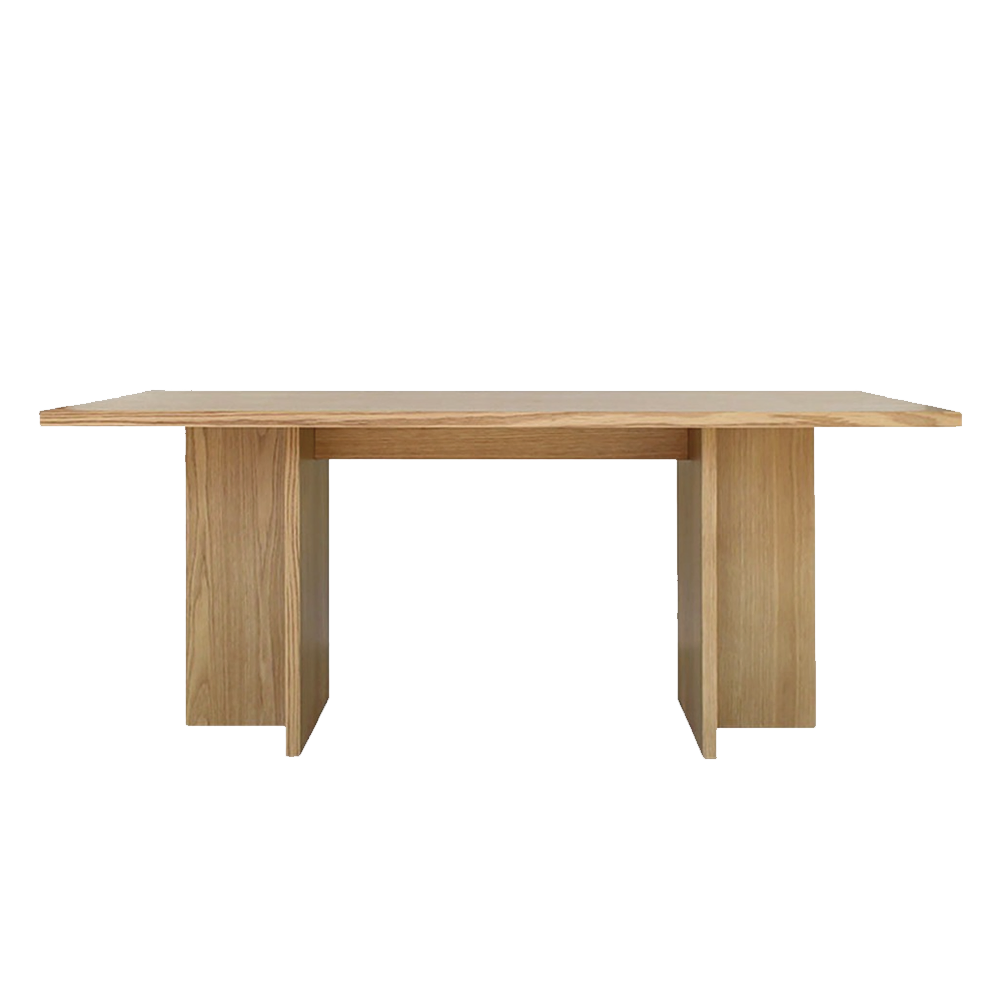 COLUMN TABLE WHITE OAK