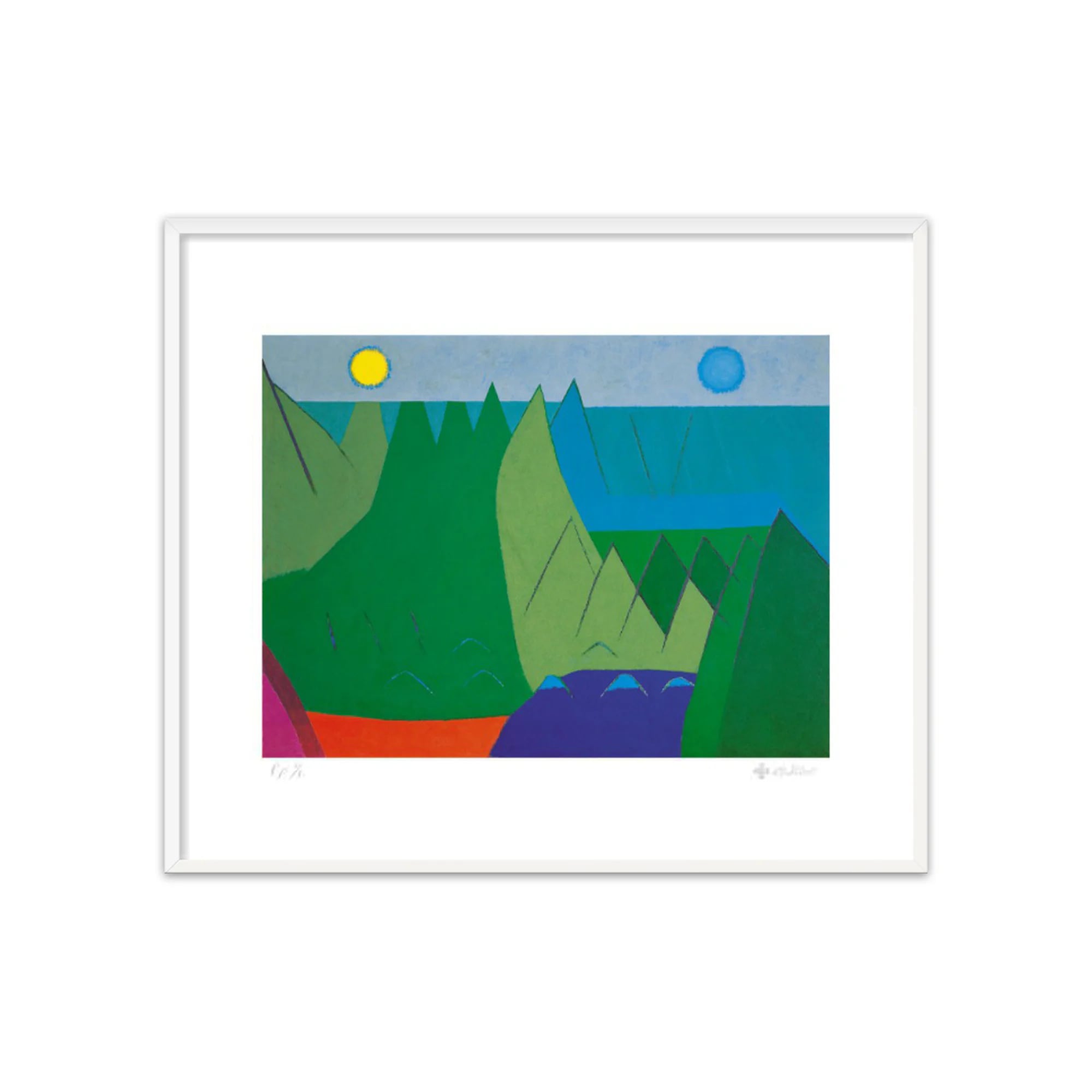 유영국 / 일월도 1975 (100 Editions) 판화 그림