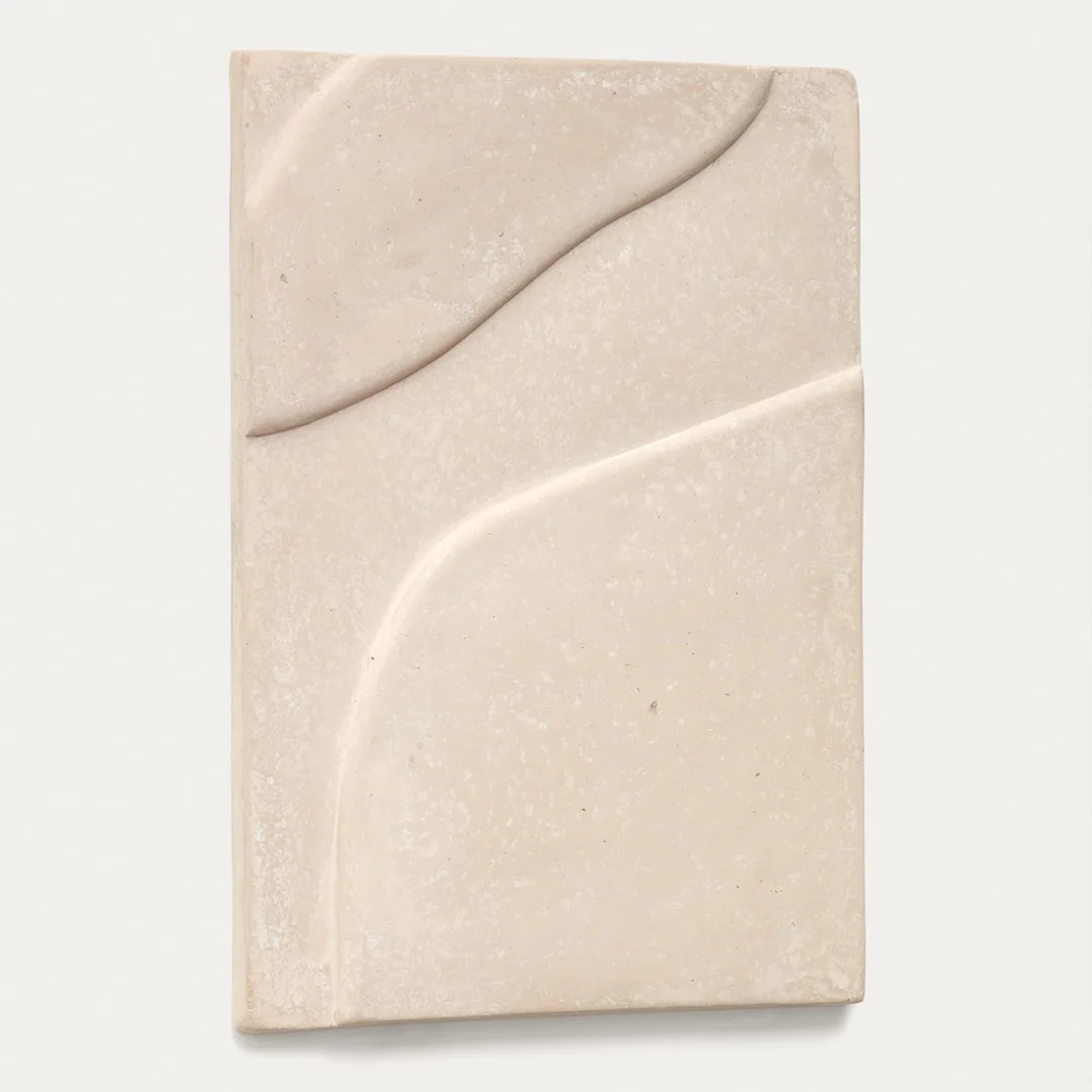 MIRTA 미르타 베이지 페이퍼 벽장식 40x58cm