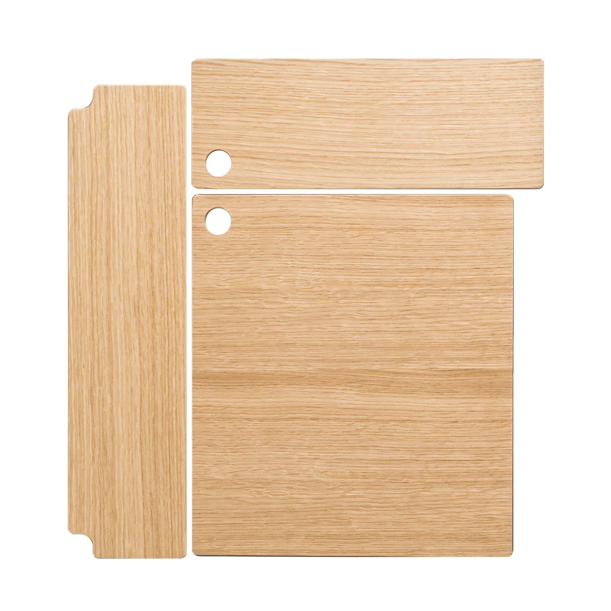 boby shelves set oak