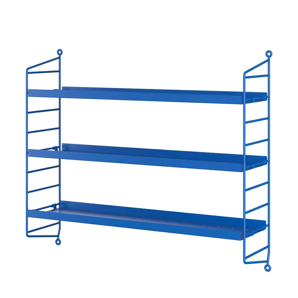 string pocket metal blue