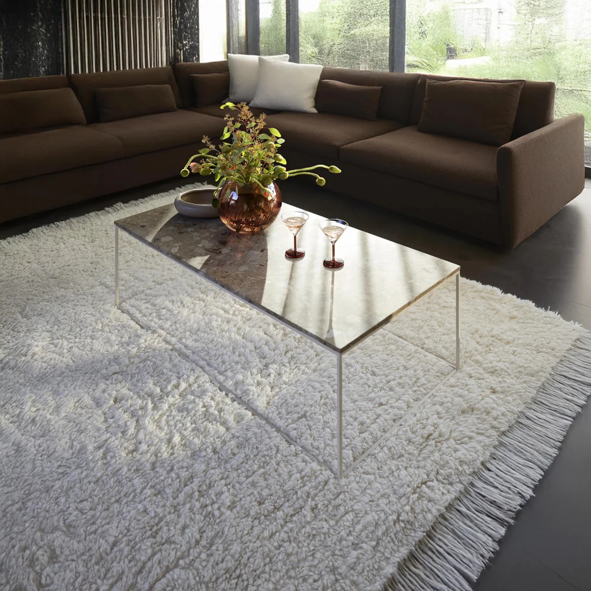 Square Coffee Table Riverstone 120