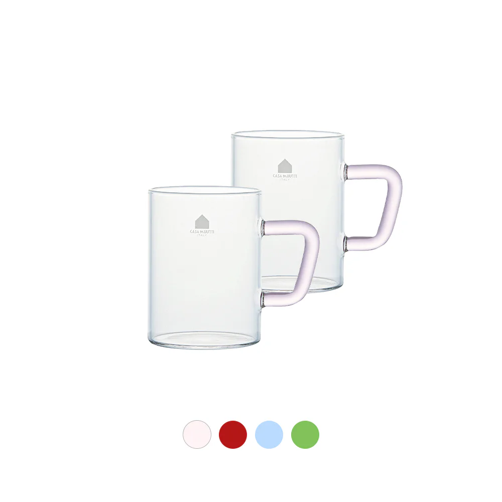 싱글월 콰드로 머그잔 350ml 2P