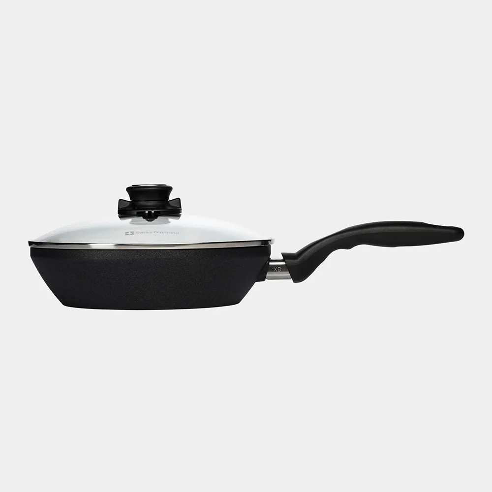 스위스 다이아몬드 XD인덕션 뚜껑 볶음팬 24cm (XD6524ic)