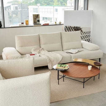 [알로소] 카포네그랑 4인소파 패브릭소파 (스윙소파)