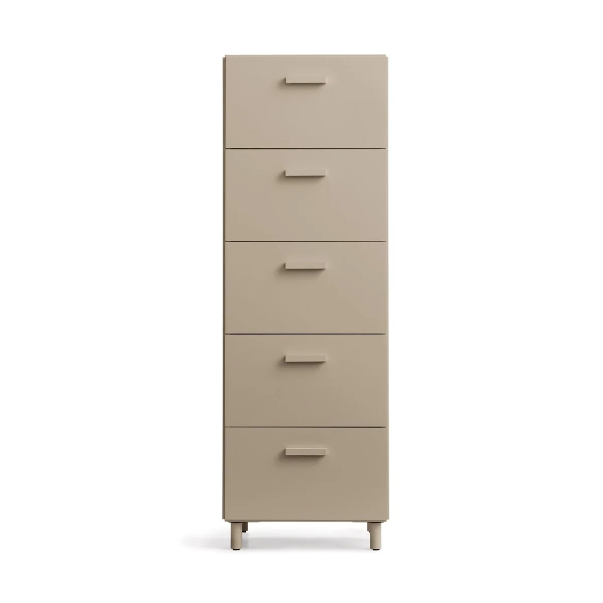 Relief Chest of drawers tall beige - leg