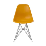 Eames molded plastic side chair DSR chrome base _12 colors