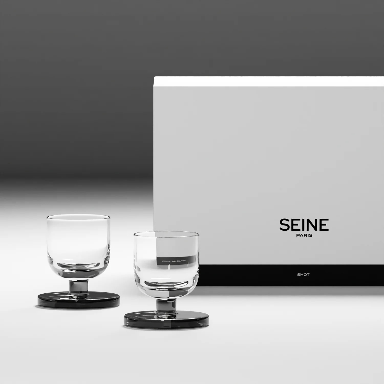 [센느파리] SEINE PARIS 크리스탈 글라스 NO.4 샷 잔 2P세트