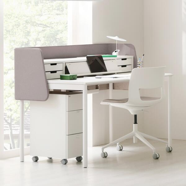 [일룸] 뉴트 1400폭 홈오피스 책상(학생책상, 파티션형책상)