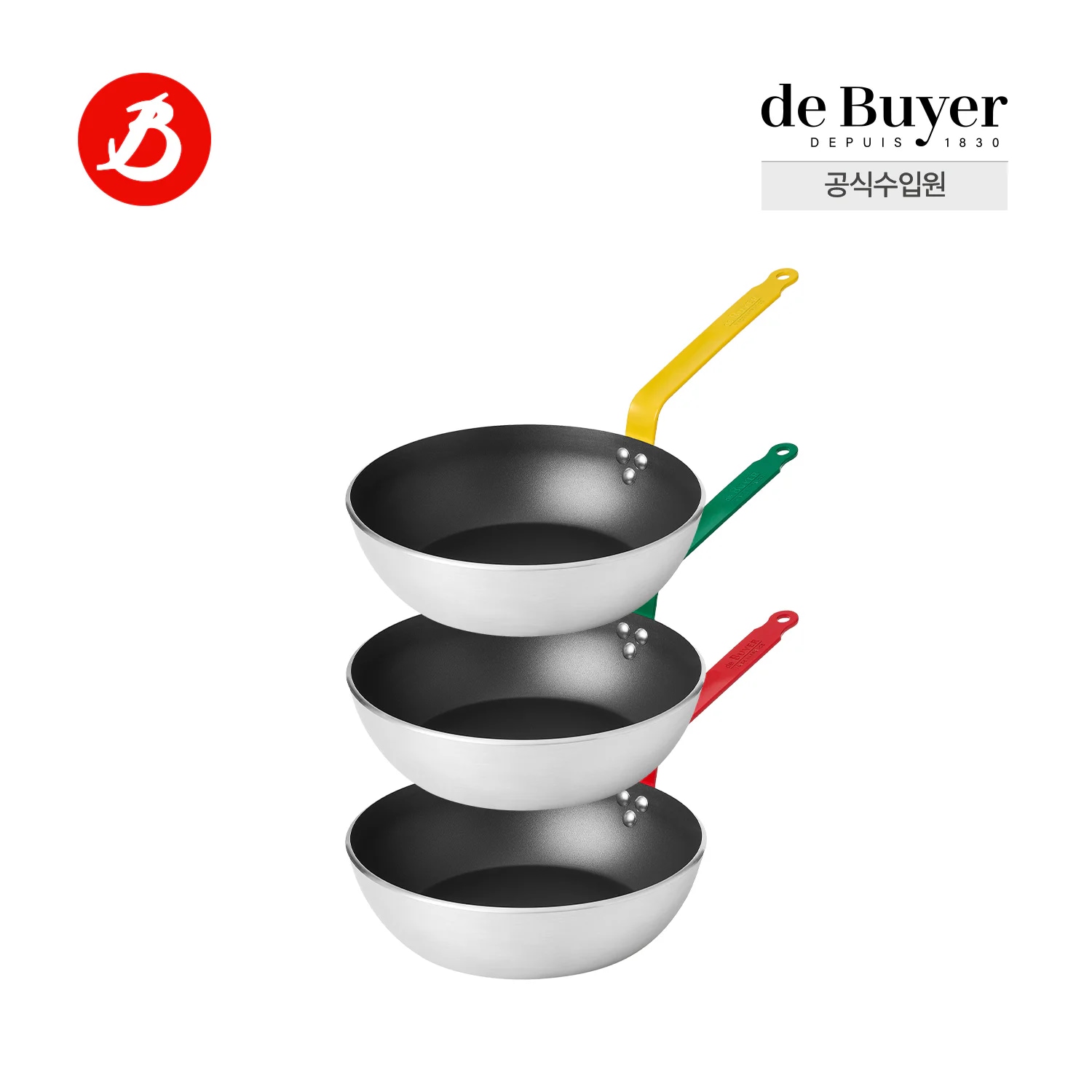 드부이에 쵸크 논스틱 인덕션 웍 28cm