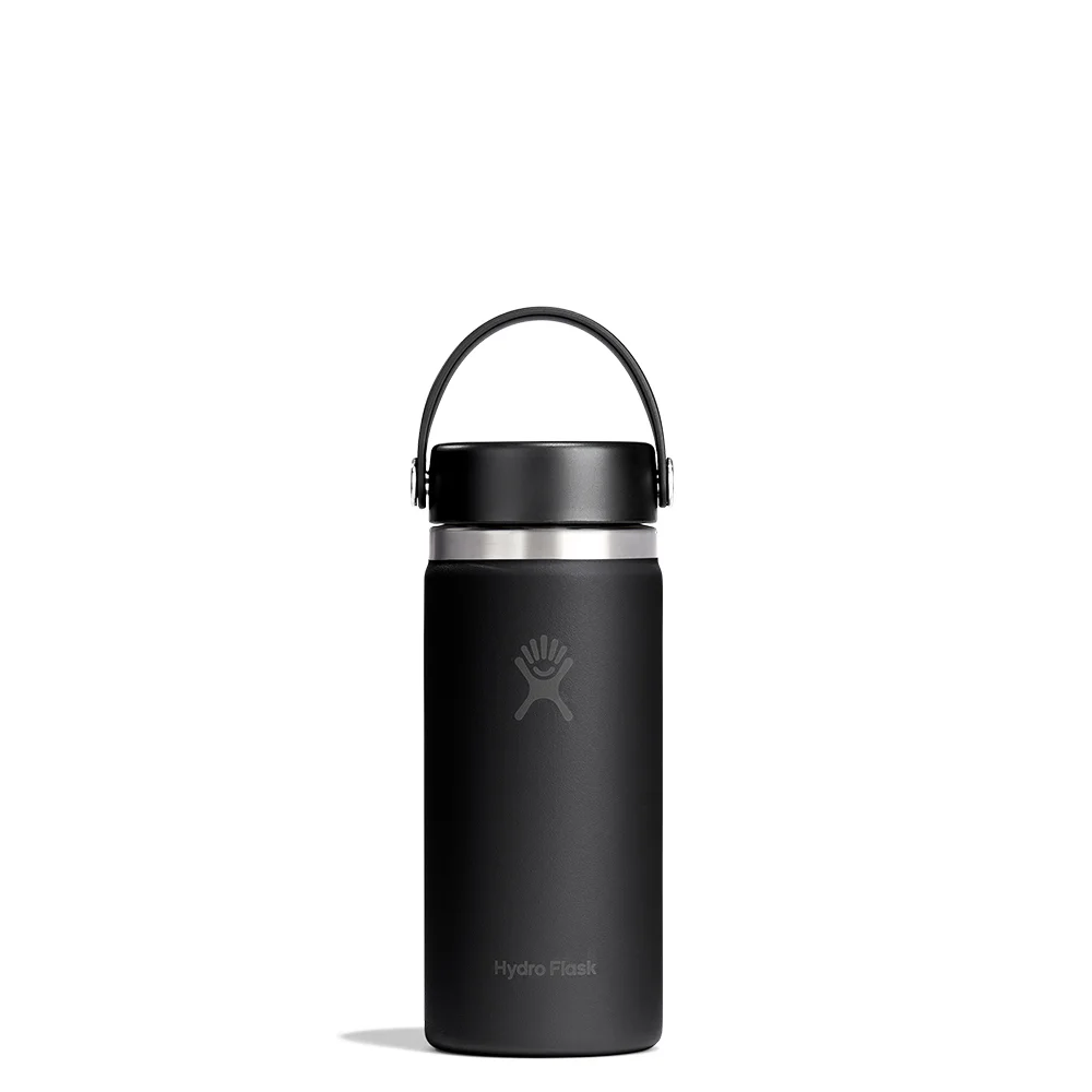 하이드로 플라스크 16온즈 473ml 와이드 플렉스캡 텀블러 블랙 뉴