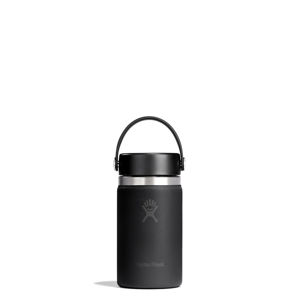 하이드로 플라스크 12온즈 354ml 와이드 플렉스캡 텀블러 블랙 뉴