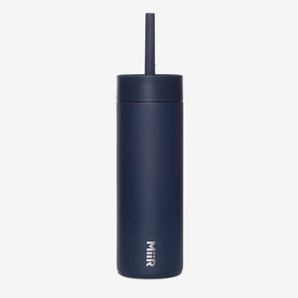 미르 Sipper 스트로우 보틀 16oz - 타이달 블루
