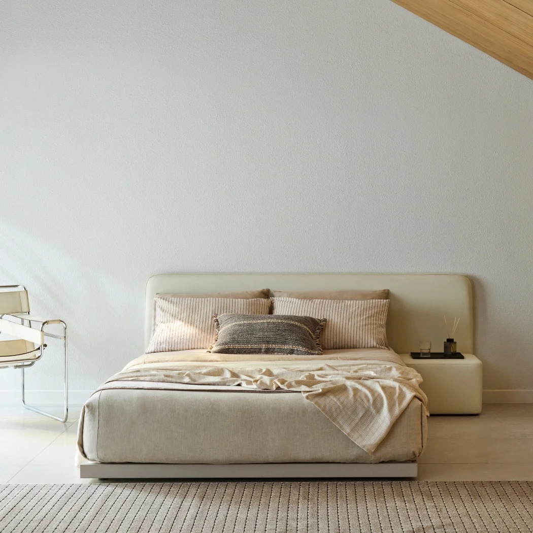 한샘 스테디 컴피 패밀리침대 K 킹 와이드헤드형 (일반 협탁, 매트별도)