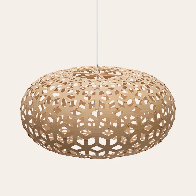 David Trubridge 스노우플레이크 Natural 킷셋조명, dia. 800mm