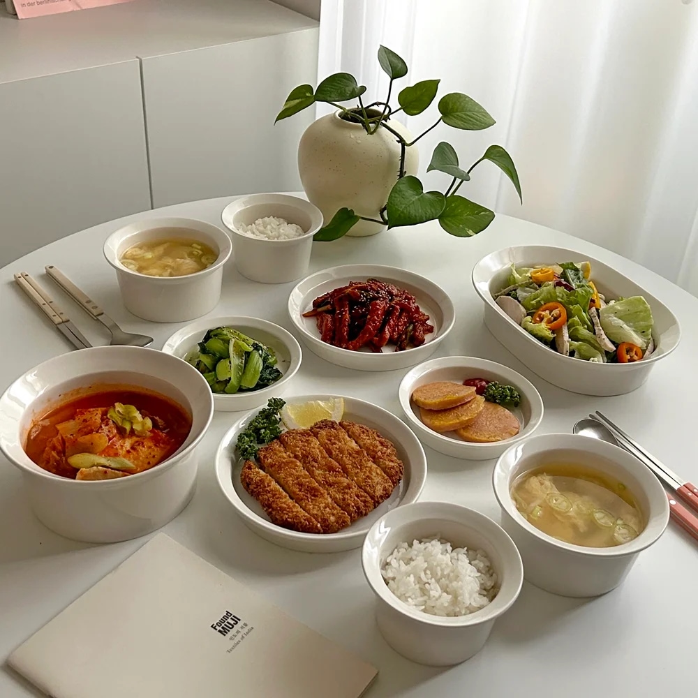 모던블랑 한식 2인식기 홈세트