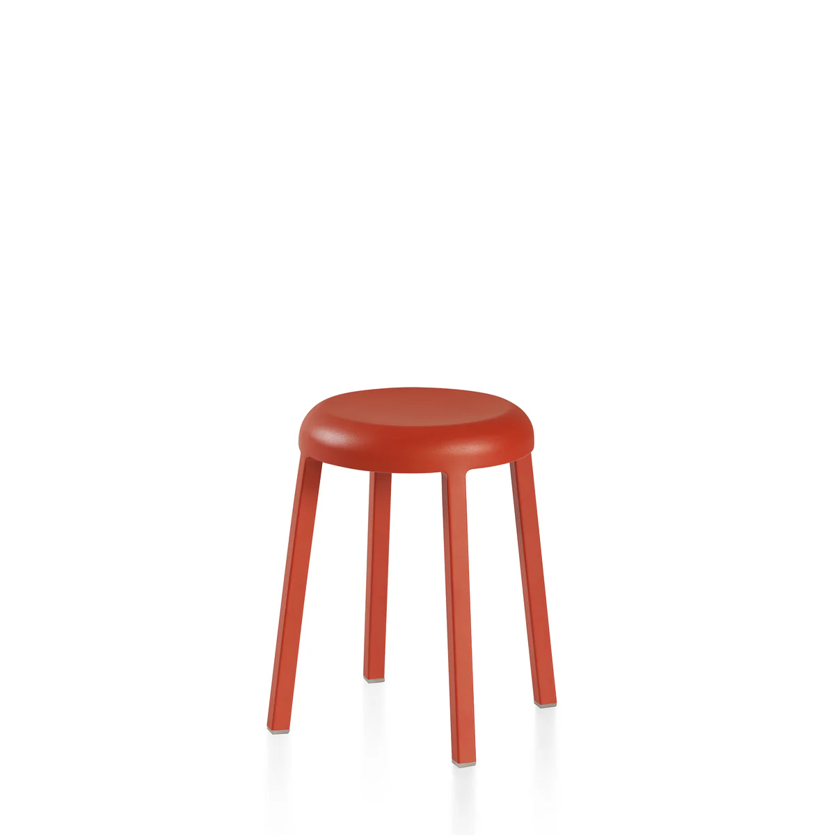 ZA STOOL (Small)_Coral Orange