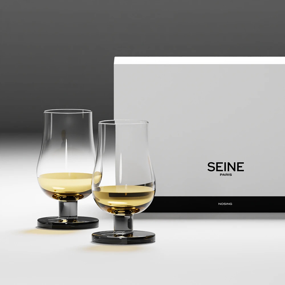 [센느파리] SEINE PARIS 크리스탈 글라스 NO.1 노징 위스키잔 2P세트 글렌캐런