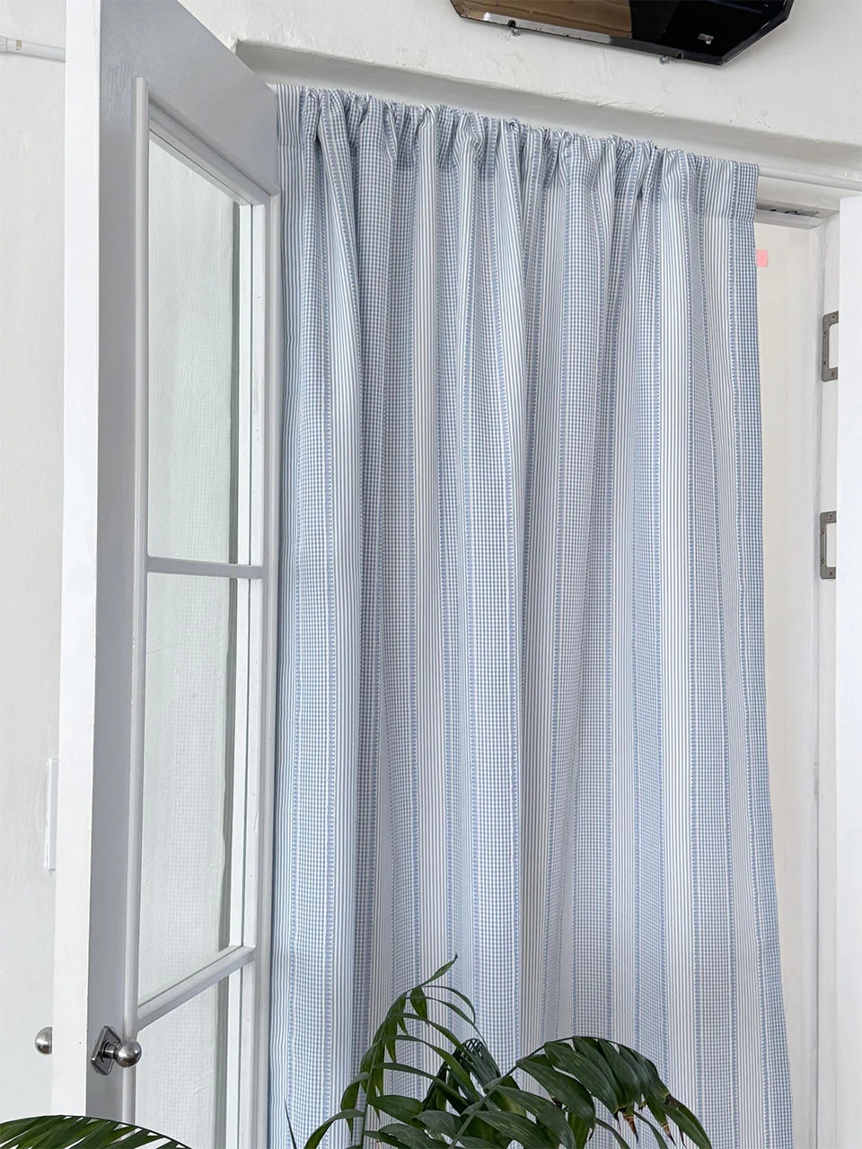 Vintage Blue Curtain