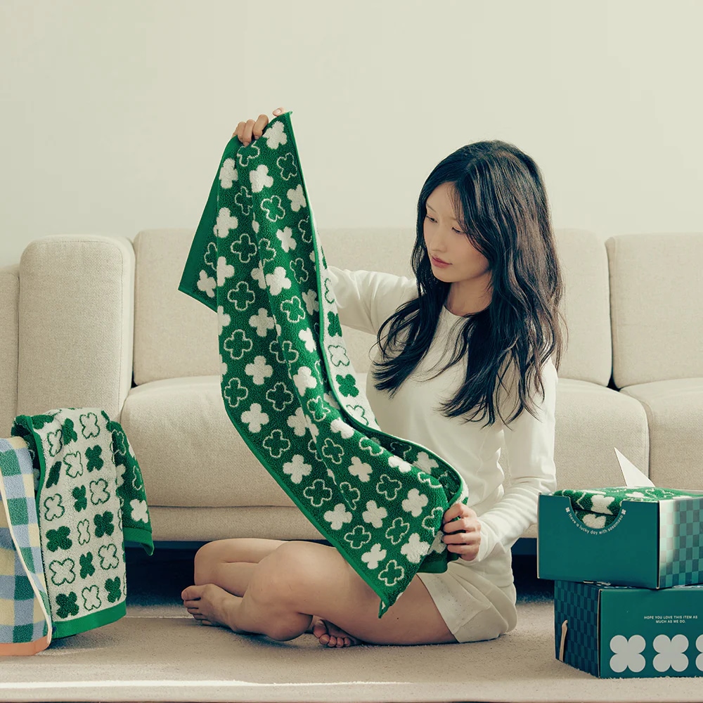 [소소모소] 더 부드러운 텐셀모달 호텔수건 1P - 클로버