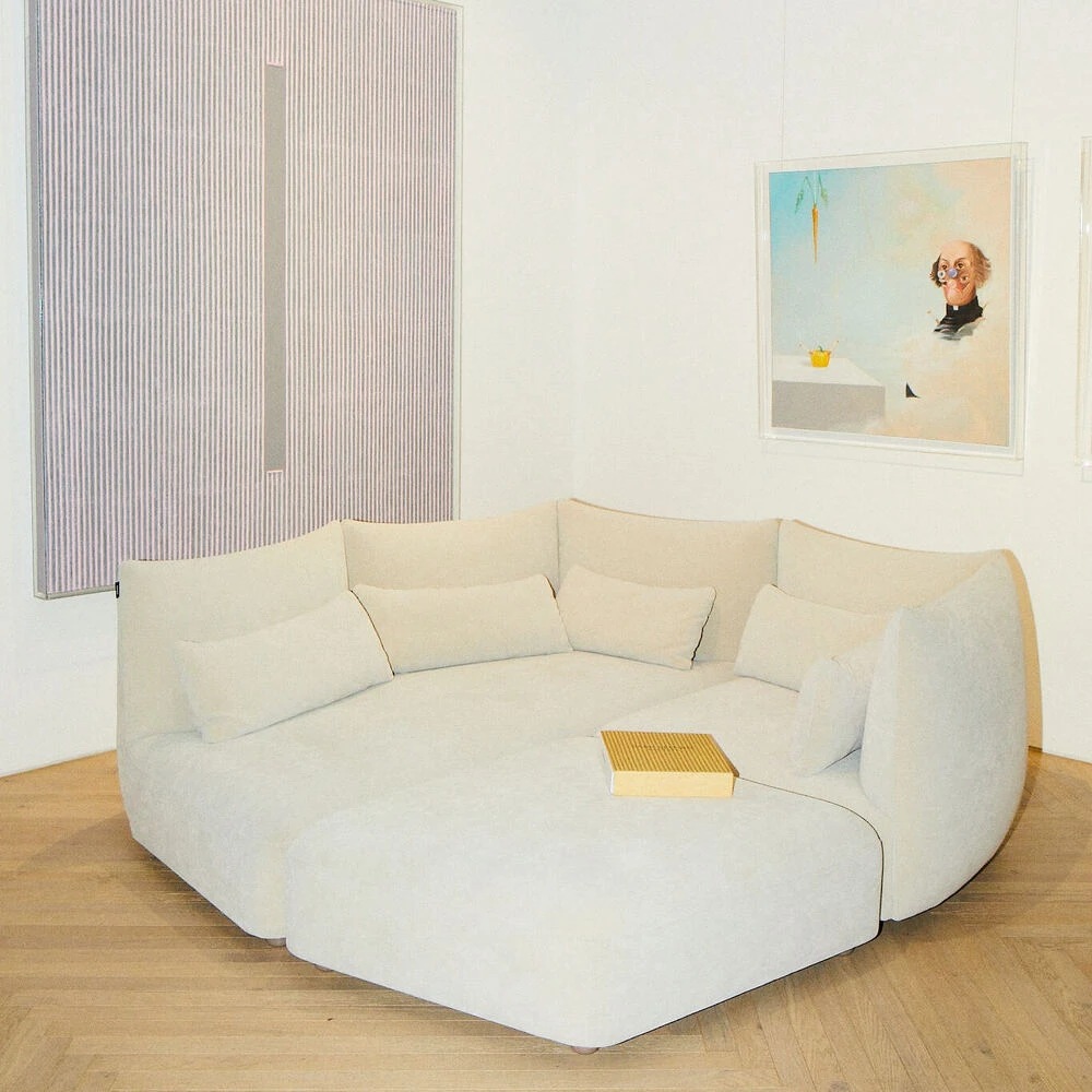 알로소 케렌시아 4인소파 패브릭소파 (3모듈라운지)