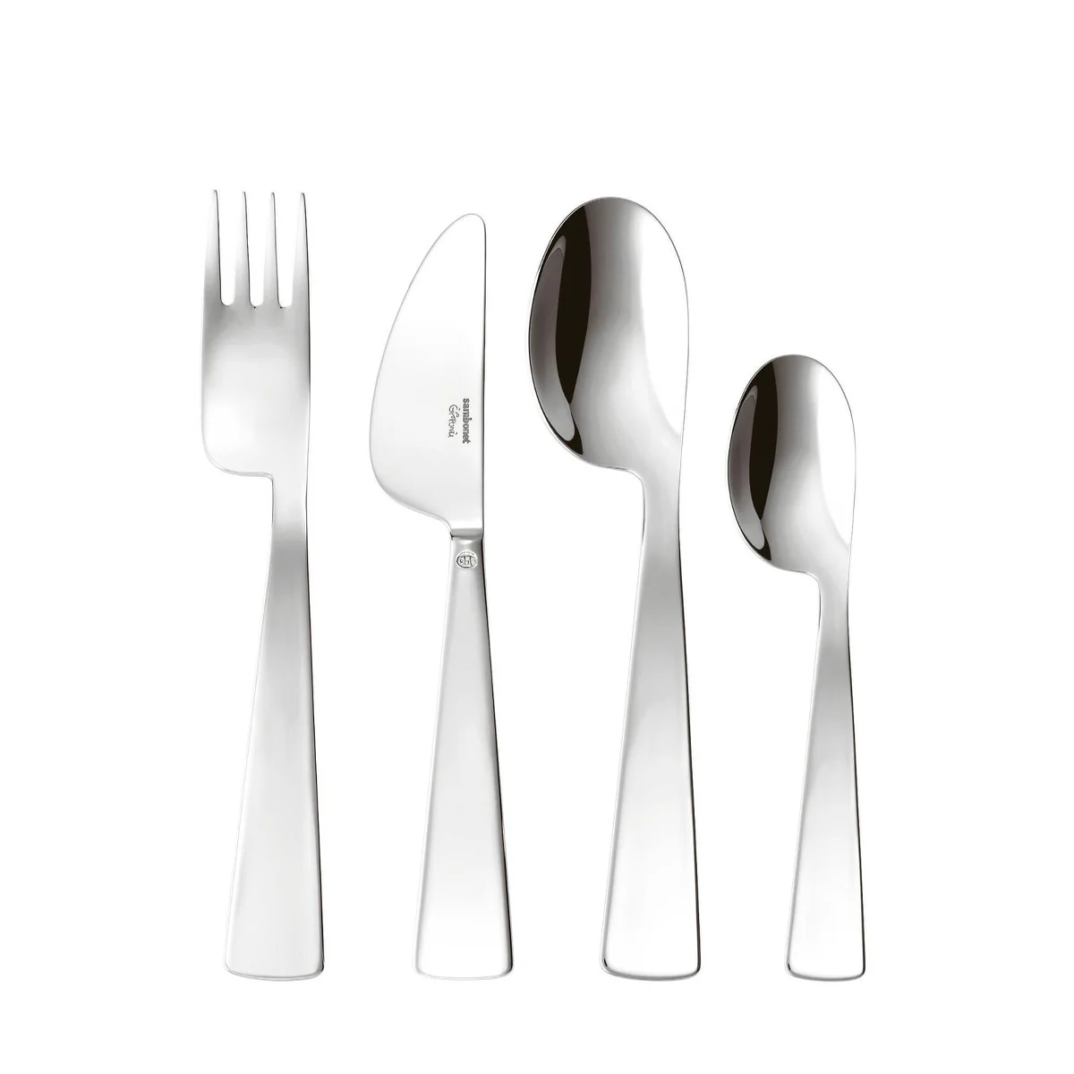 [Sambonet] Children's cutlery set 4 pcs gio ponti