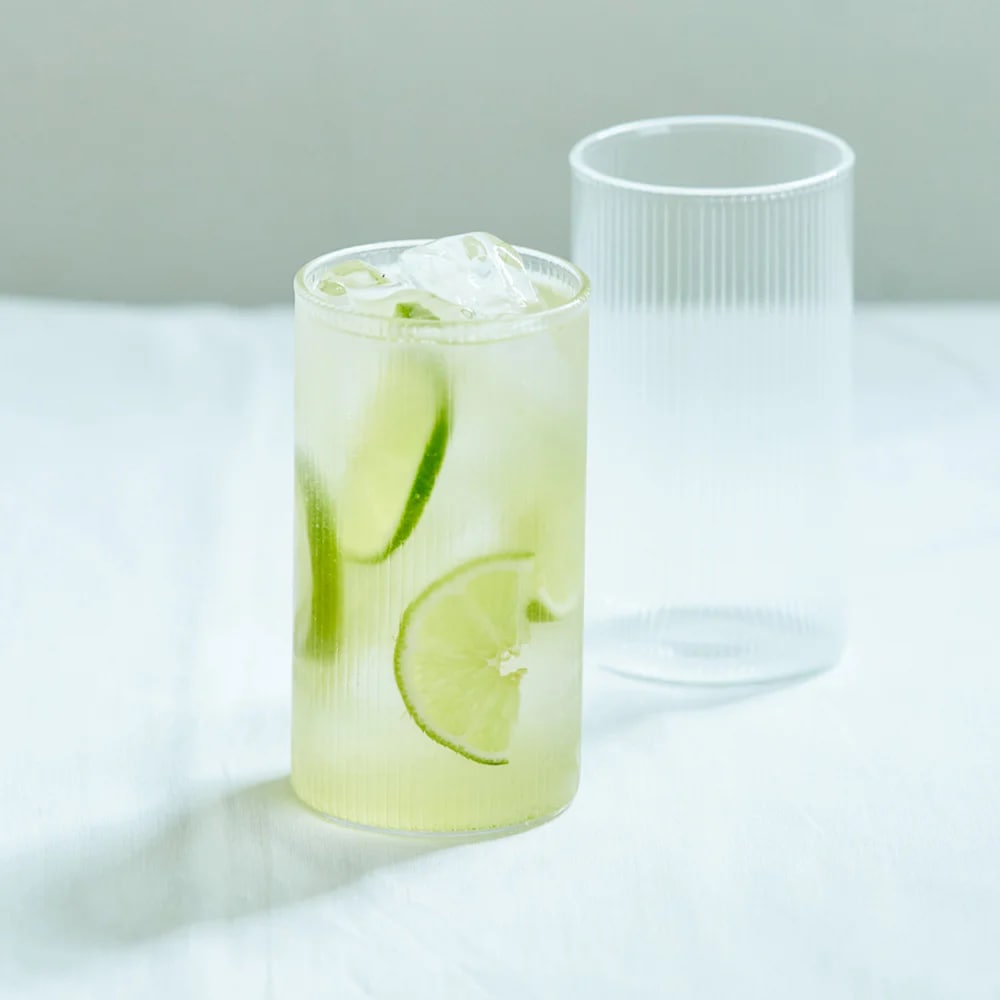 내열유리컵 플리츠 L 345ml
